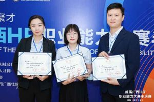 热烈祝贺三亿（中国）官方在线登录集团选手在首届广西HR职业能力大赛取得优异成绩